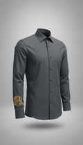 Tailored monogrammed cotton shirt